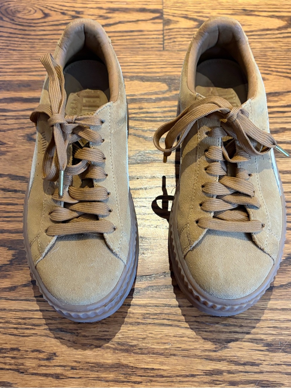 Puma x Fenty Suede Sneakers in Tan